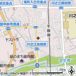 入江フトン店周辺の地図