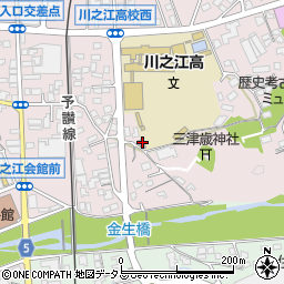 愛媛県四国中央市川之江町2164周辺の地図