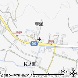 徳島県徳島市渋野町学頭30周辺の地図
