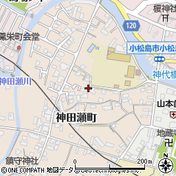 徳島県小松島市神田瀬町6周辺の地図