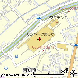 サンパークカリーの阿知須周辺の地図
