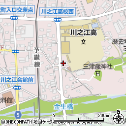 愛媛県四国中央市川之江町2157周辺の地図