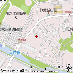 愛媛県四国中央市川之江町1044-1周辺の地図