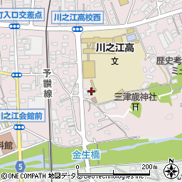 愛媛県四国中央市川之江町2163-3周辺の地図