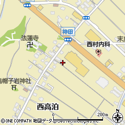 山口県山陽小野田市西高泊737周辺の地図
