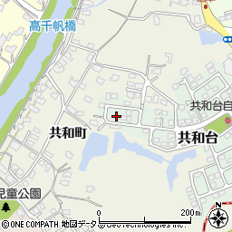 山口県山陽小野田市共和台10-4周辺の地図