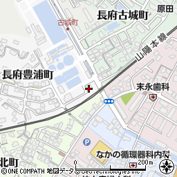 山口県下関市長府豊浦町1-33周辺の地図
