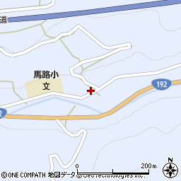 徳島県三好市池田町馬路立石周辺の地図
