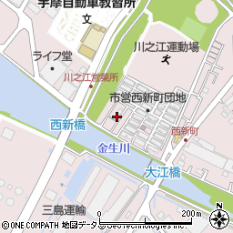 愛媛県四国中央市川之江町591周辺の地図