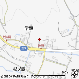 徳島県徳島市渋野町学頭36周辺の地図