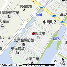 鋼鈑工業株式会社　下松営業所周辺の地図