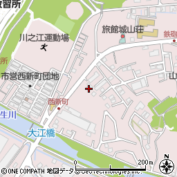 愛媛県四国中央市川之江町1044周辺の地図