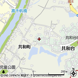 山口県山陽小野田市共和台10-6周辺の地図