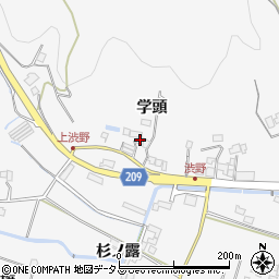 徳島県徳島市渋野町学頭56周辺の地図