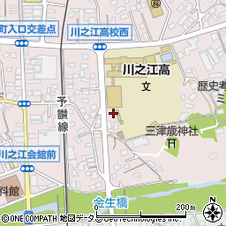 愛媛県四国中央市川之江町2163周辺の地図