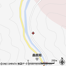 奈良県吉野郡下北山村上桑原13周辺の地図