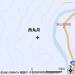 徳島県美馬郡つるぎ町貞光西丸井35周辺の地図