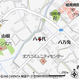 徳島県徳島市丈六町八斗代周辺の地図
