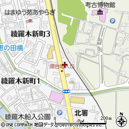 お好み焼道とん堀下関綾羅木店周辺の地図