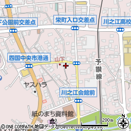 愛媛県四国中央市川之江町2085-2周辺の地図