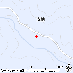 徳島県美馬市穴吹町口山支納434周辺の地図