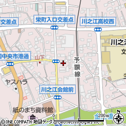 愛媛県四国中央市川之江町2083周辺の地図