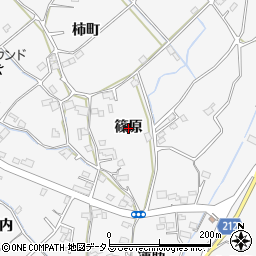 徳島県徳島市丈六町篠原周辺の地図