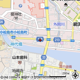 有限会社岡本呉服店周辺の地図