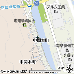 山口県防府市浜方中関本町周辺の地図