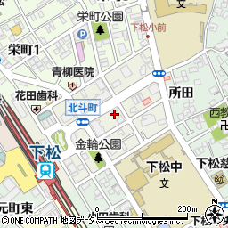 山口県下松市北斗町周辺の地図