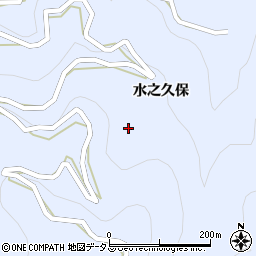 徳島県三好市池田町馬路水之久保17周辺の地図