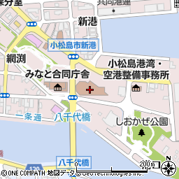 小松島市サウンドハウスホール周辺の地図
