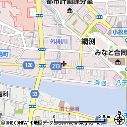 徳島県小松島市小松島町外開周辺の地図