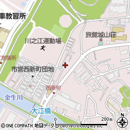 愛媛県四国中央市川之江町599-47周辺の地図