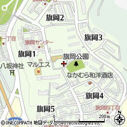 山口県下松市旗岡周辺の地図