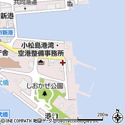 小松島港周辺の地図