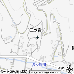 徳島県徳島市渋野町三ツ岩周辺の地図