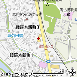 山口トヨペット綾羅木店周辺の地図