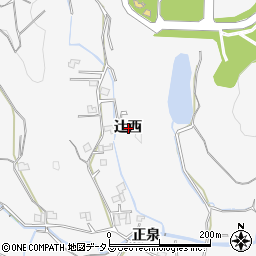 徳島県徳島市渋野町辻西周辺の地図