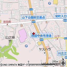 愛媛県四国中央市川之江町1013-15周辺の地図