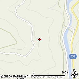 徳島県吉野川市美郷下浦162-2周辺の地図