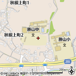 山口県下関市秋根上町周辺の地図