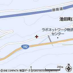 徳島県三好市池田町馬路宮ノ下モ周辺の地図