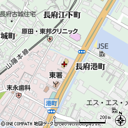 下関市立　長府第四保育園周辺の地図