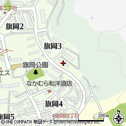 下松旗岡県営アパートＢ棟周辺の地図