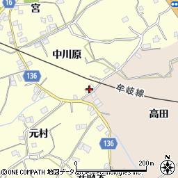 徳島県小松島市前原町中川原24周辺の地図