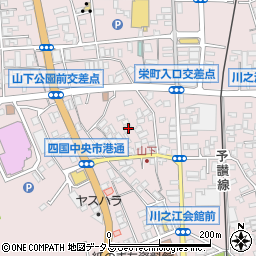 愛媛県四国中央市川之江町1989周辺の地図