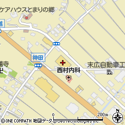 山口銀行ウエスタまるき神田店 ＡＴＭ周辺の地図