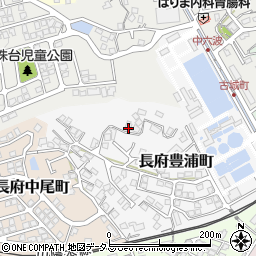山口県下関市長府豊浦町7-16周辺の地図