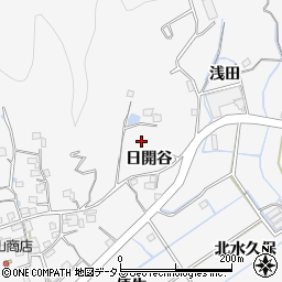 徳島県徳島市渋野町（日開谷）周辺の地図